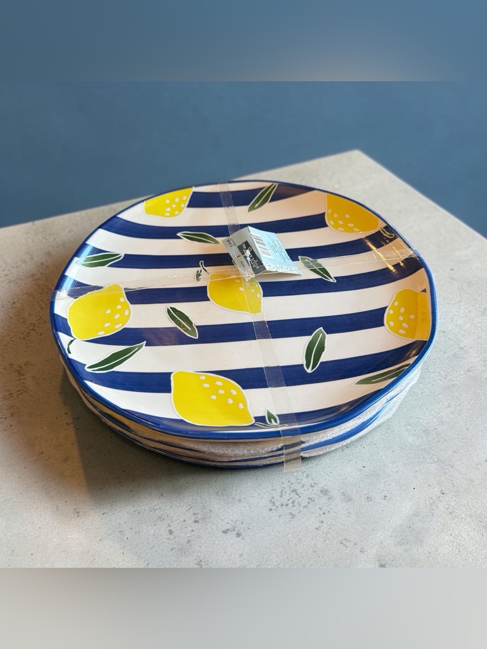 The Spring Shop Lemon Dinner Plates Set Of 4
